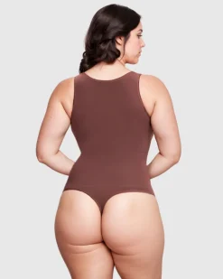 Buttercream Thong Bodysuit-Revenge Body Hot