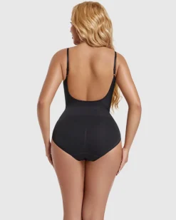 Low Back Snatched Bodysuit-Revenge Body Outlet