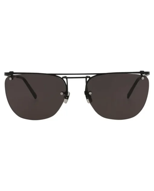Aviator-Frame Metal Sunglasses-Saint Laurent Online