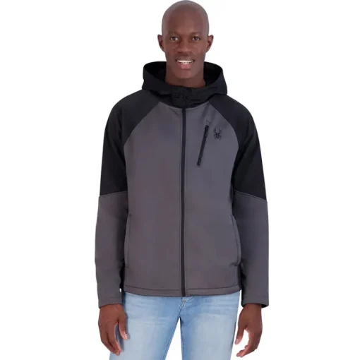 Men's Mendoza Full Zip Softshell Jacket-Spyder Hot