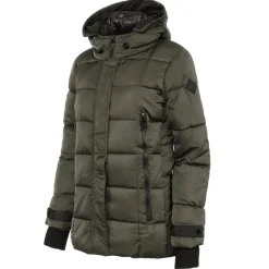 Women's Hooded Puffer Jacket-Steve Madden Best