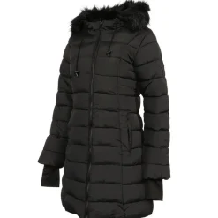 Women's Jacket with Faux Fur Hood-Steve Madden Outlet