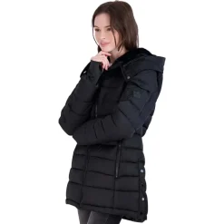 Women's Jacket with Fur Lined Hood-Steve Madden Online