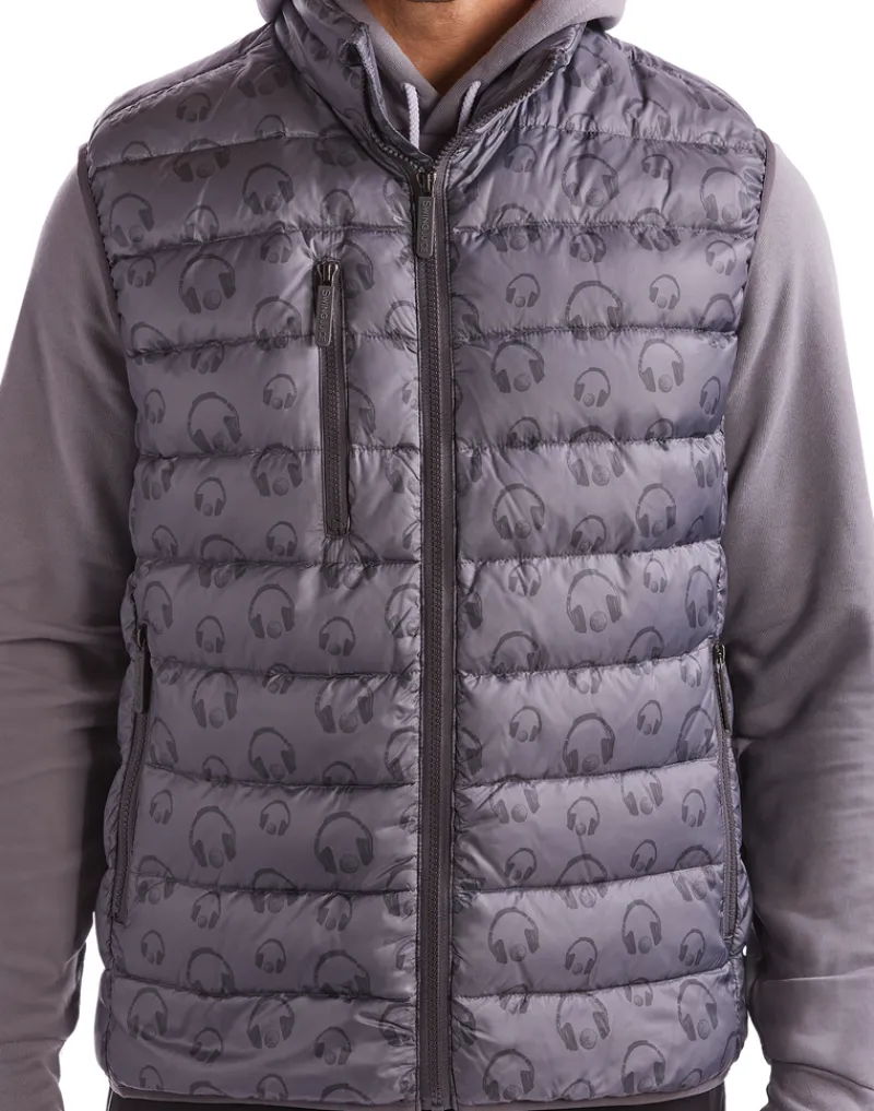 Golf & Hip Hop Men's Packable Puffer Vest-SwingJuice Hot