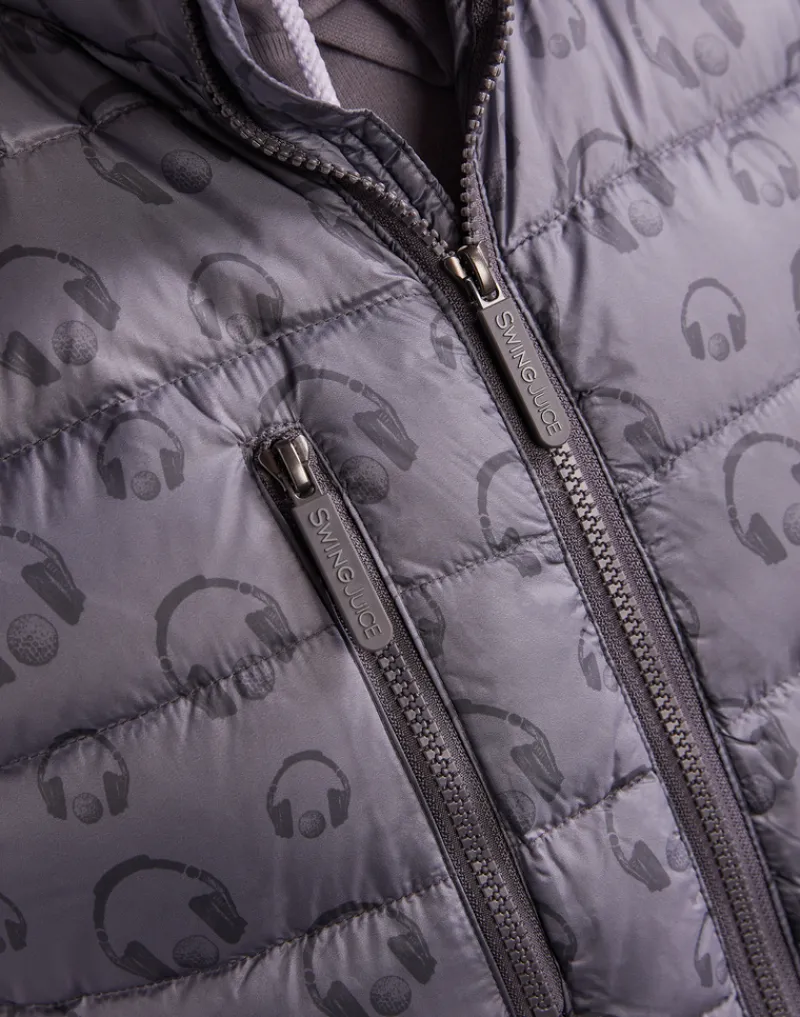 Golf & Hip Hop Men's Packable Puffer Vest-SwingJuice Hot