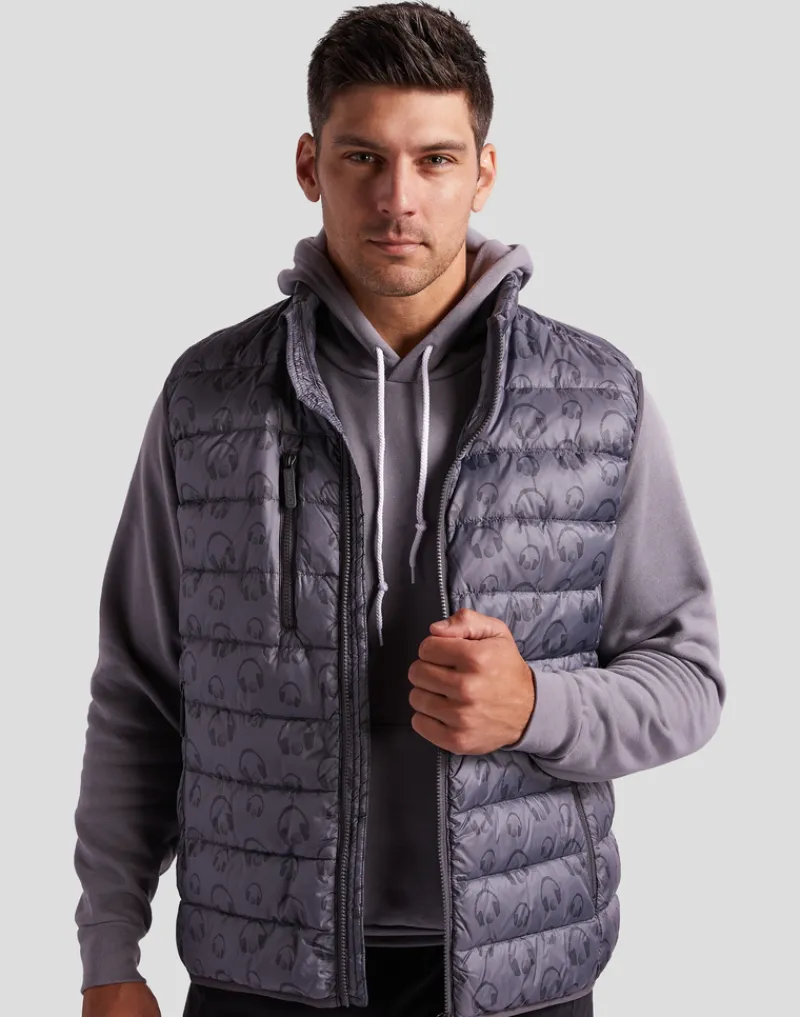 Golf & Hip Hop Men's Packable Puffer Vest-SwingJuice Hot