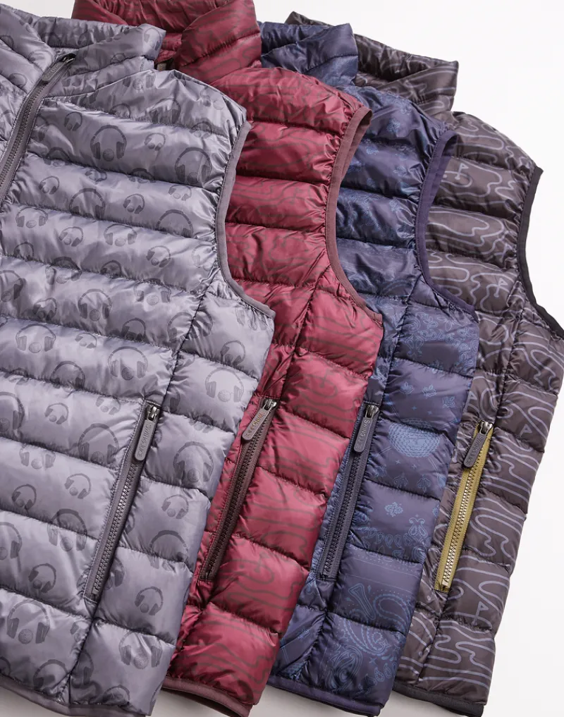 Golf & Hip Hop Men's Packable Puffer Vest-SwingJuice Hot