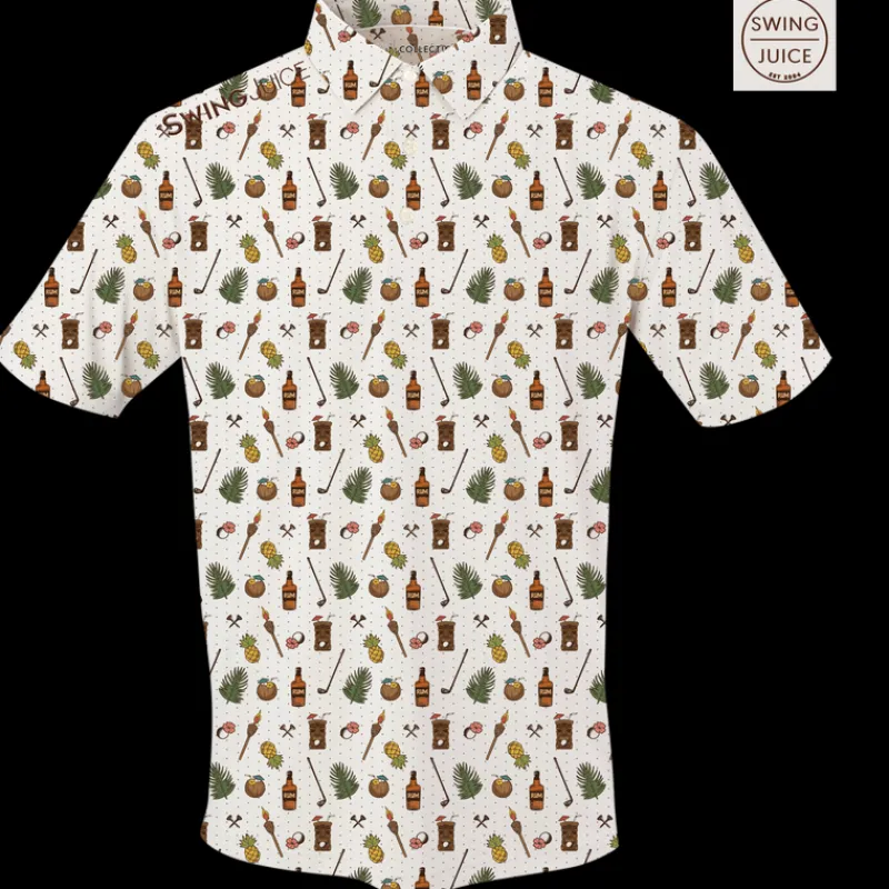 Golf & Tiki Men's Polo-SwingJuice Outlet