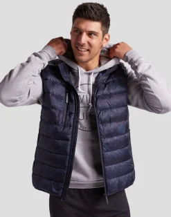 Golf Bandana Men's Packable Puffer Vest-SwingJuice Fashion