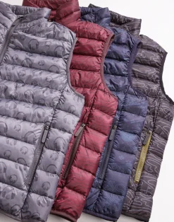 Golf Bandana Men's Packable Puffer Vest-SwingJuice Fashion