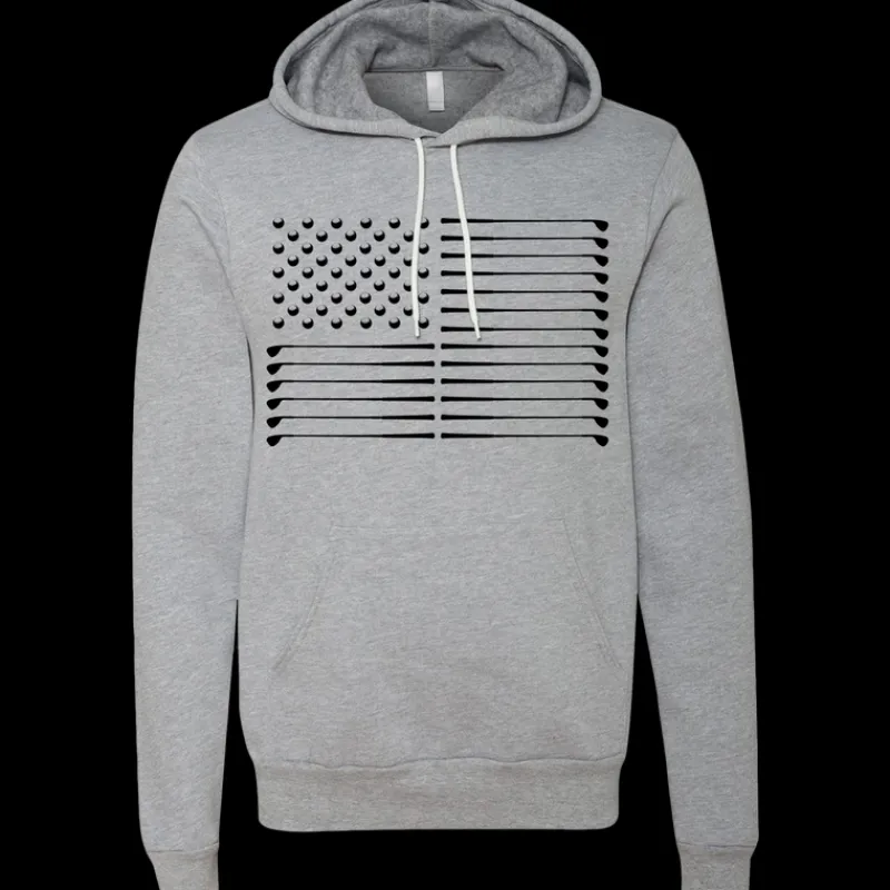 Golf Flag Unisex Hoodie-SwingJuice Fashion