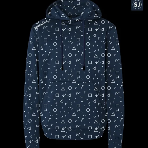 Golf Memphis Geometric Men's Performance Hoodie-SwingJuice New