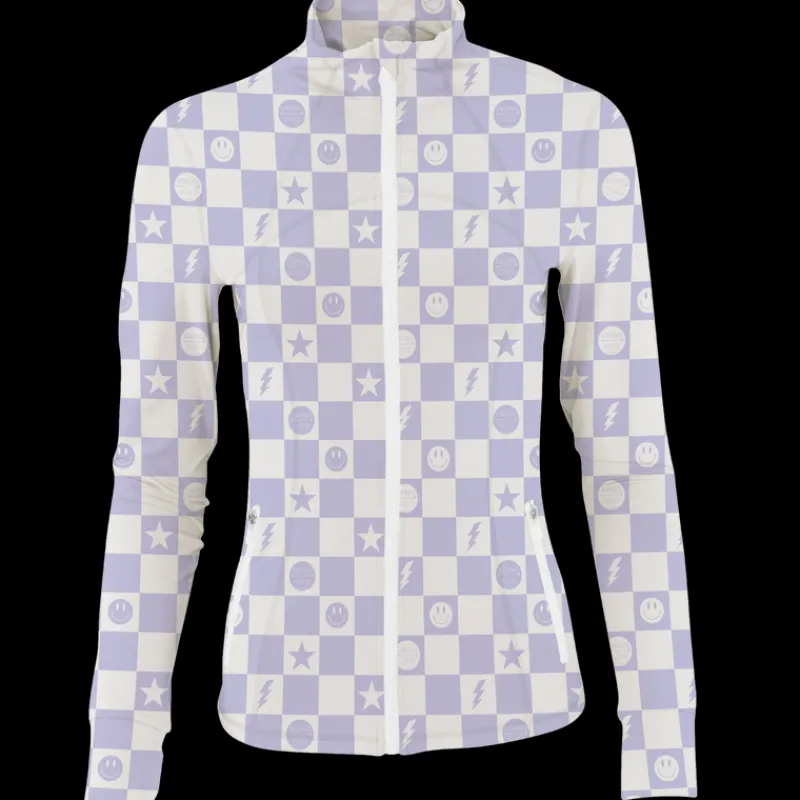 Golf Smiley Women's Full Zip-SwingJuice Sale