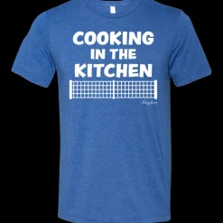 Pickleball Cooking In The Kitchen Unisex T-Shirt-SwingJuice Outlet