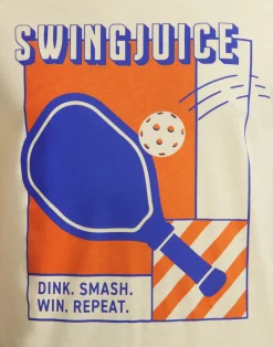 Pickleball Dink Smash Win Repeat Unisex T-Shirt-SwingJuice Online