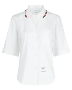 Poplin Box Pleated Shirt-Thom Browne Fashion