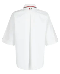 Poplin Box Pleated Shirt-Thom Browne Fashion
