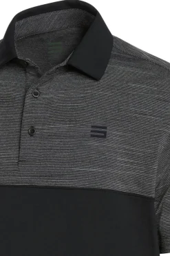 Men's Heathered Two-Tone Golf Polo-Three Sixty Six New