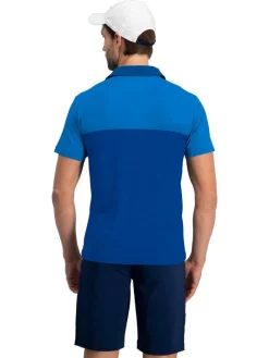 Men's Heathered Two-Tone Golf Polo-Three Sixty Six New