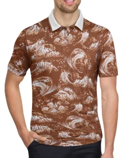 Men’s Print Golf Polos-Three Sixty Six Best