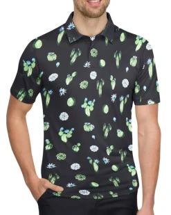 Men’s Print Golf Polos-Three Sixty Six Best