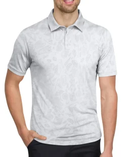 Men’s Print Golf Polos-Three Sixty Six Best