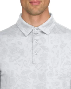 Men’s Print Golf Polos-Three Sixty Six Best