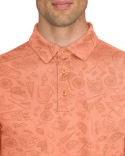 Men’s Print Golf Polos-Three Sixty Six Best