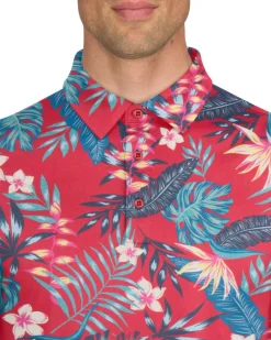 Men’s Print Golf Polos-Three Sixty Six Best