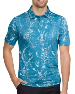 Men’s Print Golf Polos-Three Sixty Six Best