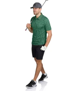 Men’s Print Golf Polos-Three Sixty Six Best