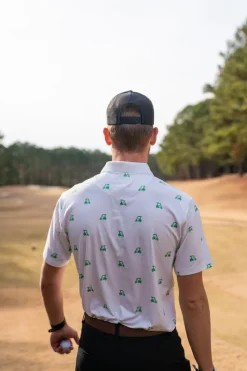 Men’s Print Golf Polos-Three Sixty Six Best