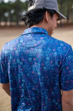 Men’s Print Golf Polos-Three Sixty Six Best