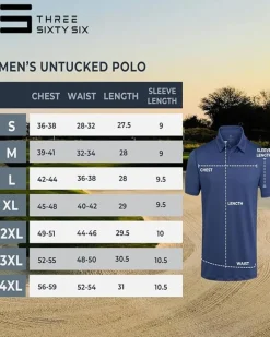 Men’s Untucked Golf Polo - The Perfect Length-Three Sixty Six Fashion