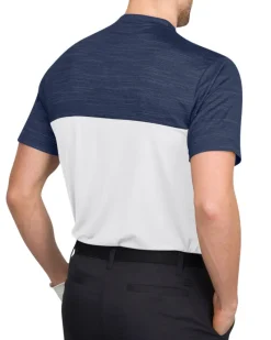 Two Tone Collarless Golf Polo-Three Sixty Six Discount