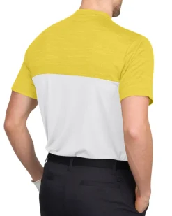 Two Tone Collarless Golf Polo-Three Sixty Six Discount