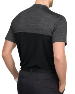Two Tone Collarless Golf Polo-Three Sixty Six Discount