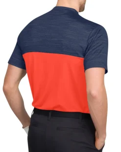 Two Tone Collarless Golf Polo-Three Sixty Six Discount