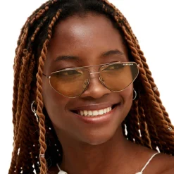 Hasta La Vista - Yellow Women's Sunglasses-TopFoxx Clearance