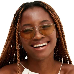 Hasta La Vista - Yellow Women's Sunglasses-TopFoxx Clearance