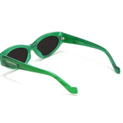 Kat x Money Moves - Green Women's Cateye Sunglasses-TopFoxx Sale