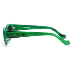 Kat x Money Moves - Green Women's Cateye Sunglasses-TopFoxx Sale