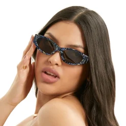 Kat x Money Moves - Dark Blue Women's Sunglasses-TopFoxx Discount