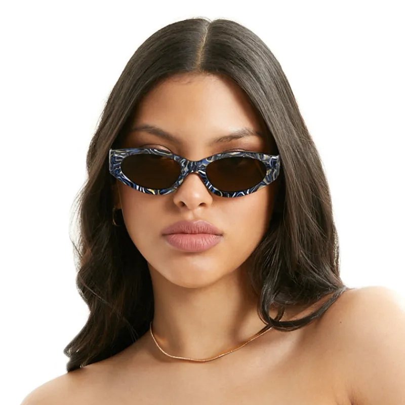 Kat x Money Moves - Dark Blue Women's Sunglasses-TopFoxx Discount
