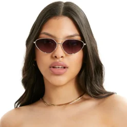 Lucky Star - Ruby & Silver Unisex Sunglasses-TopFoxx Outlet