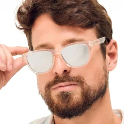 Rise Up - Revo® Mirrored Silver Unisex Sunglasses-TopFoxx Hot