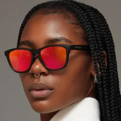 Rise Up - Revo® Mirrored Red Unisex Sunglasses-TopFoxx Best