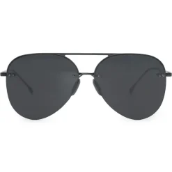 Smaller Megan 2 Jet - Tangle Free Unisex Aviator Sunglasses-TopFoxx Sale