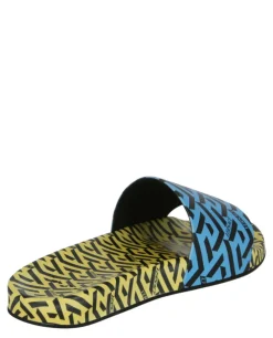 Greca Print Slides-Versace New