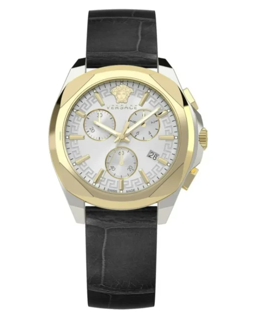 Medusa Chrono Leather Watch-Versace New